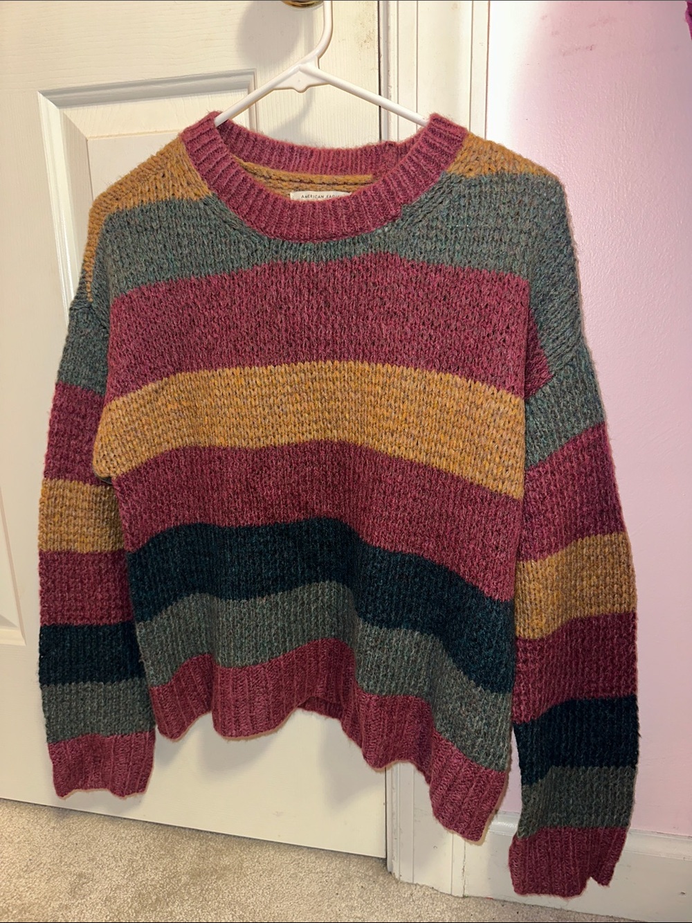 American Eagle striped sweater